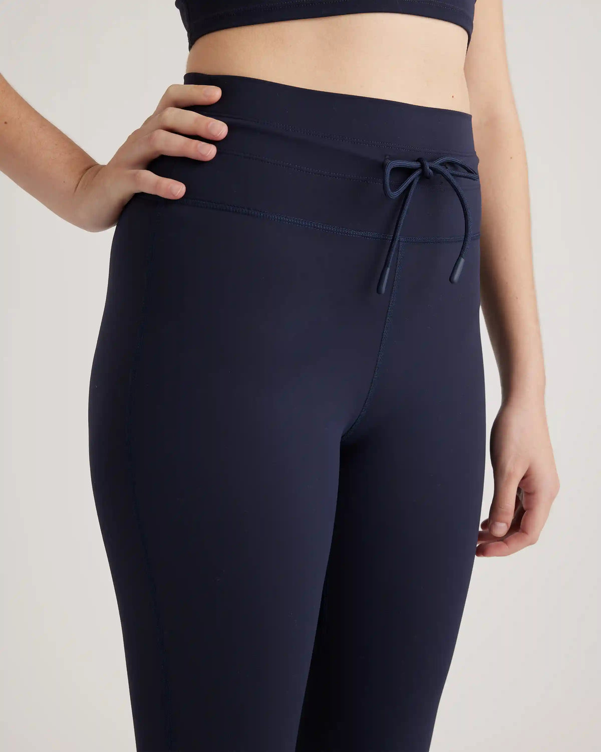 Ultra-Form Tie Waist High-Rise Legging
