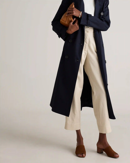 Drapey Twill Tapered Trouser