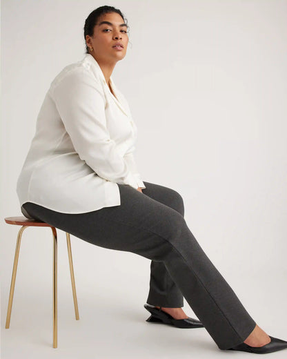 Ultra-Stretch Ponte Straight Leg Pants