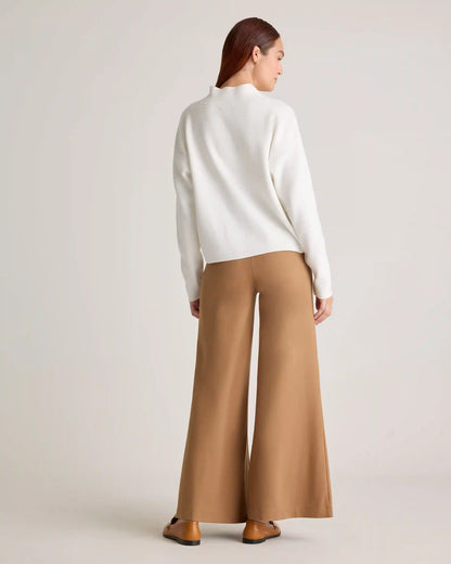 Ultra-Stretch Ponte Super Wide Leg Pants