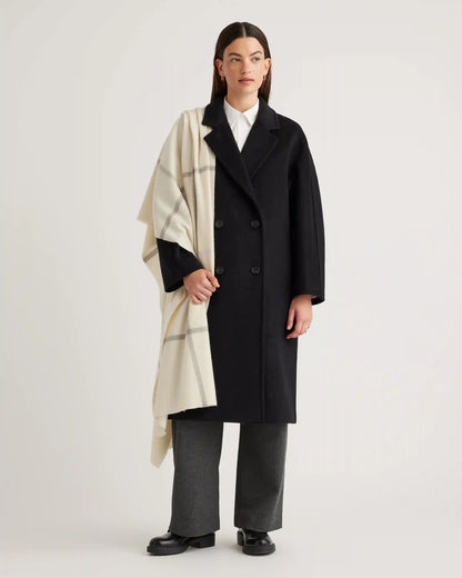 Mongolian Cashmere Plaid Wrap