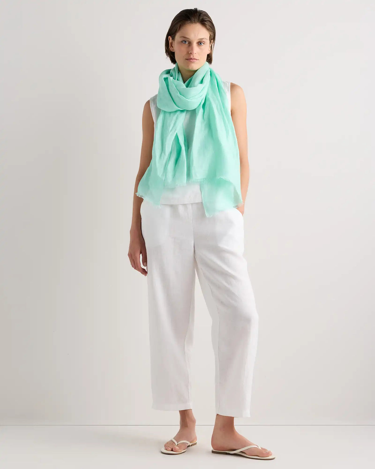 100% European Linen Scarf