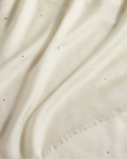 Crystal Embellished Featherweight Cashmere Silk Wrap
