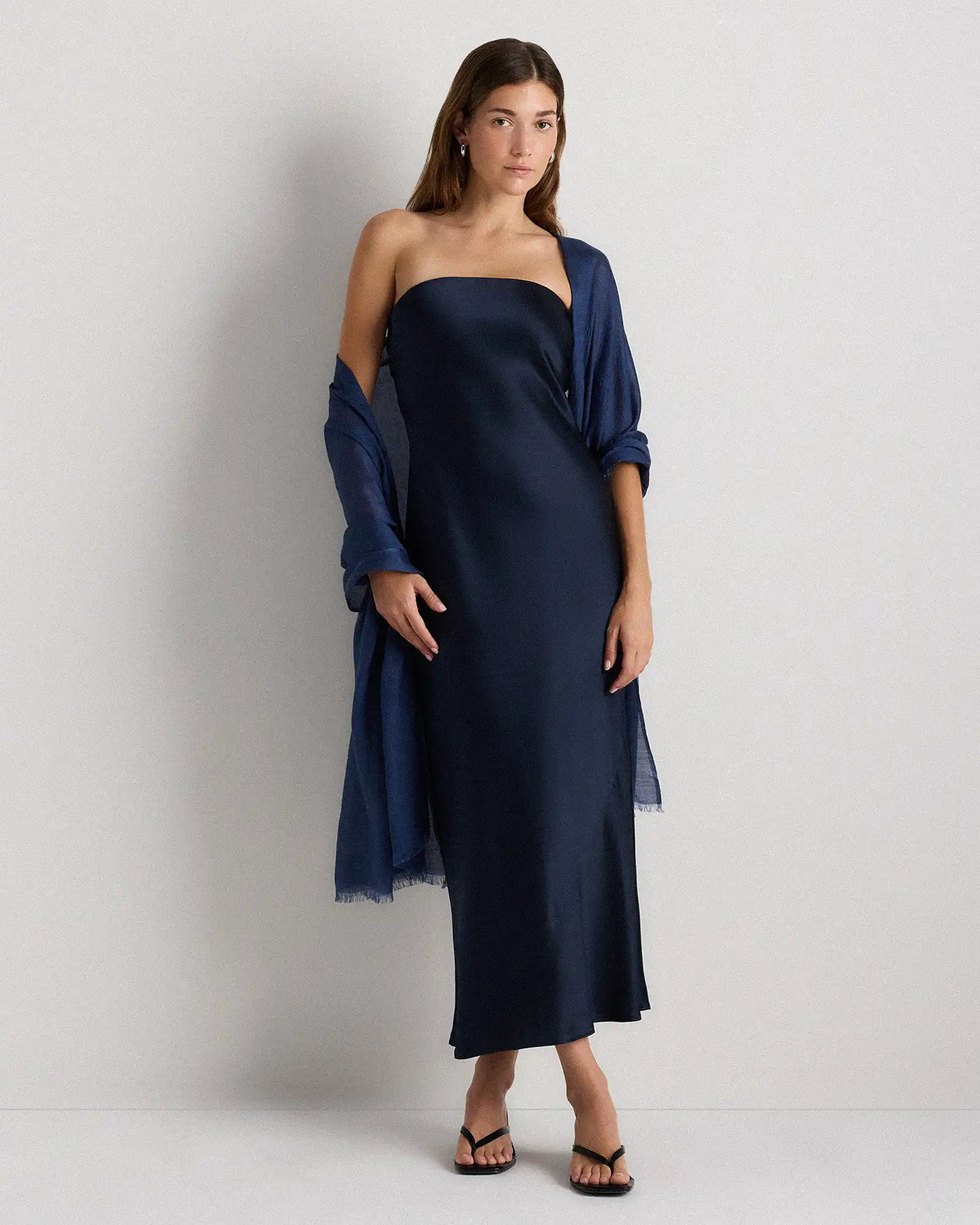 Crystal Embellished Featherweight Cashmere Silk Wrap