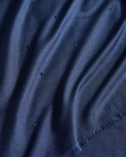 Crystal Embellished Featherweight Cashmere Silk Wrap