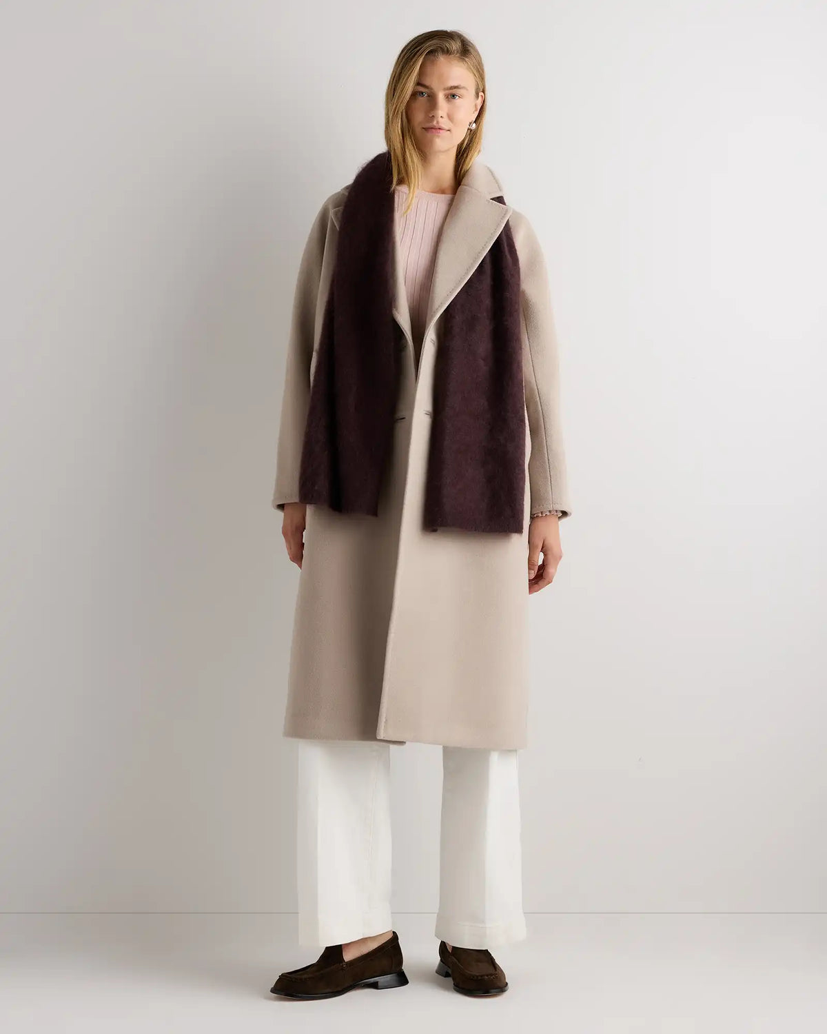 Brushed Cashmere Scarf