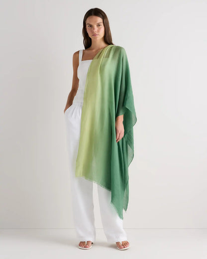 Featherweight Merino Wool Dip-Dye Scarf