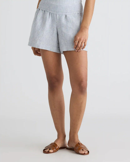 100% European Linen High Waisted Shorts