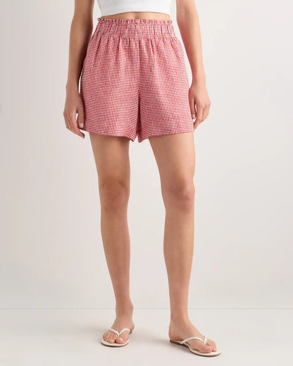 100% European Linen High Waisted Shorts