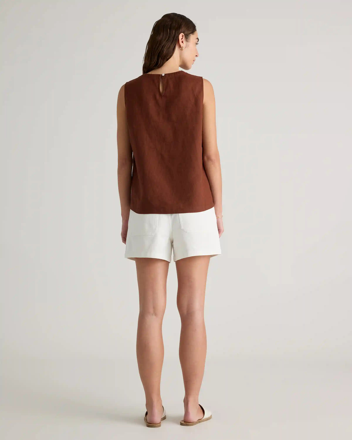 Organic Stretch Cotton Twill Utility Shorts