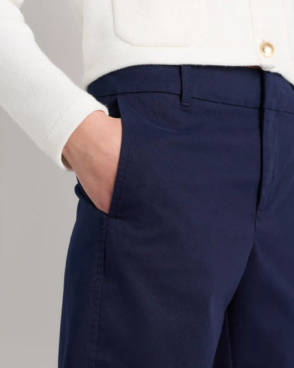 Organic Stretch Cotton Chino Bermuda Shorts