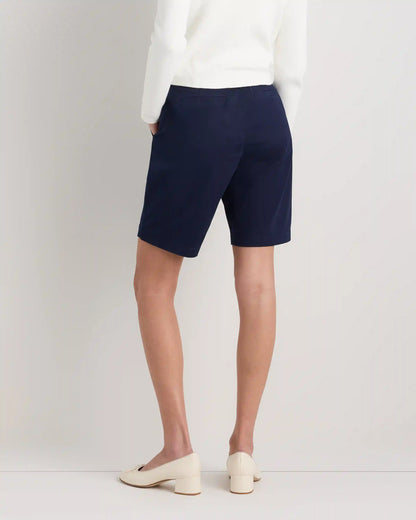 Organic Stretch Cotton Chino Bermuda Shorts