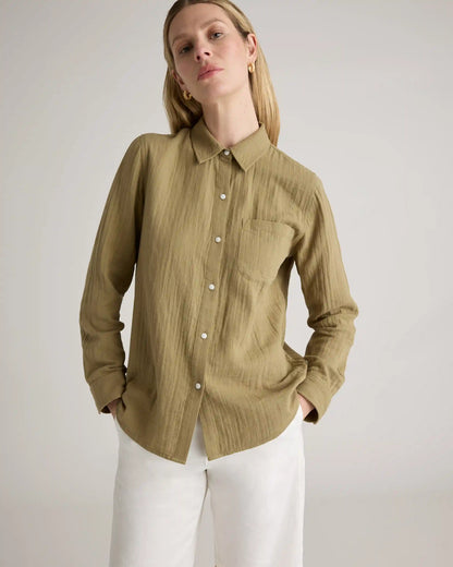 Organic Stretch Cotton Chino Bermuda Shorts