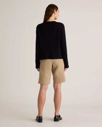 Organic Stretch Cotton Chino Bermuda Shorts