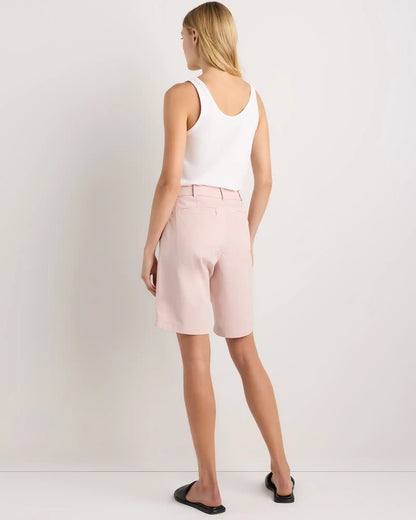 Organic Stretch Cotton Chino Bermuda Shorts