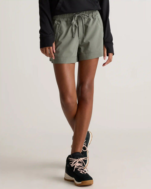 Micro Ripstop Mid-Rise Hike Shorts