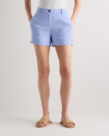 100% European Linen Trouser Shorts