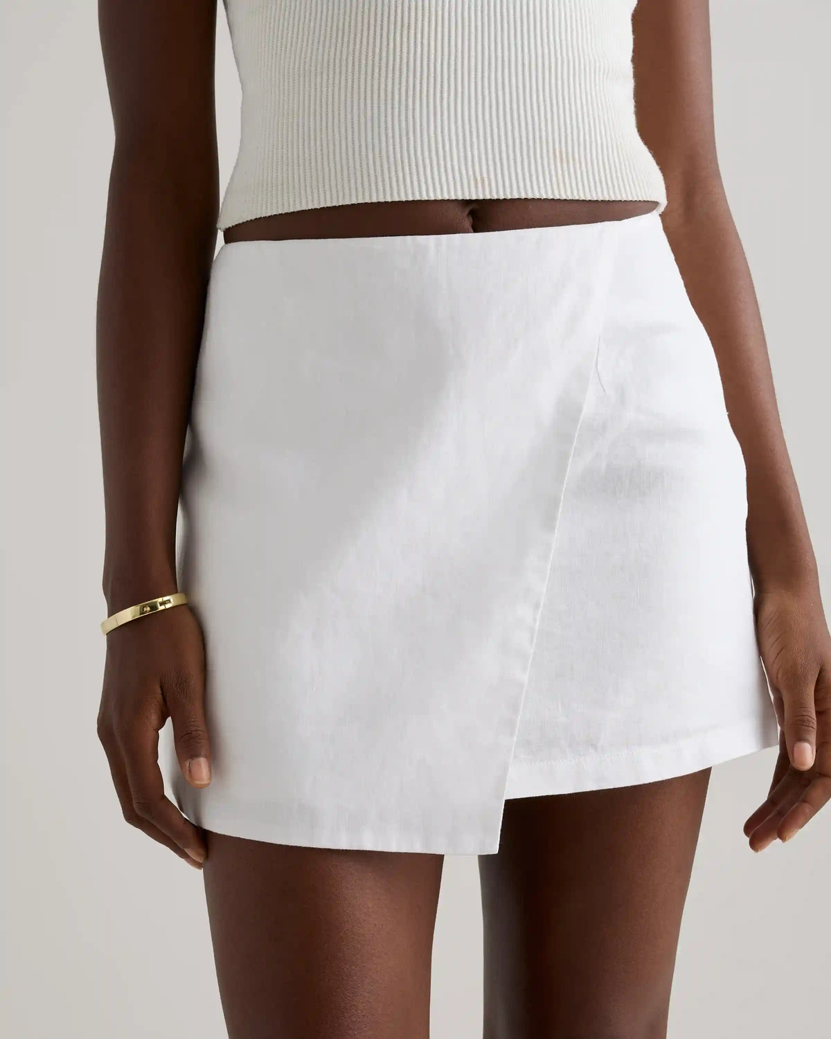 100% European Linen Skort