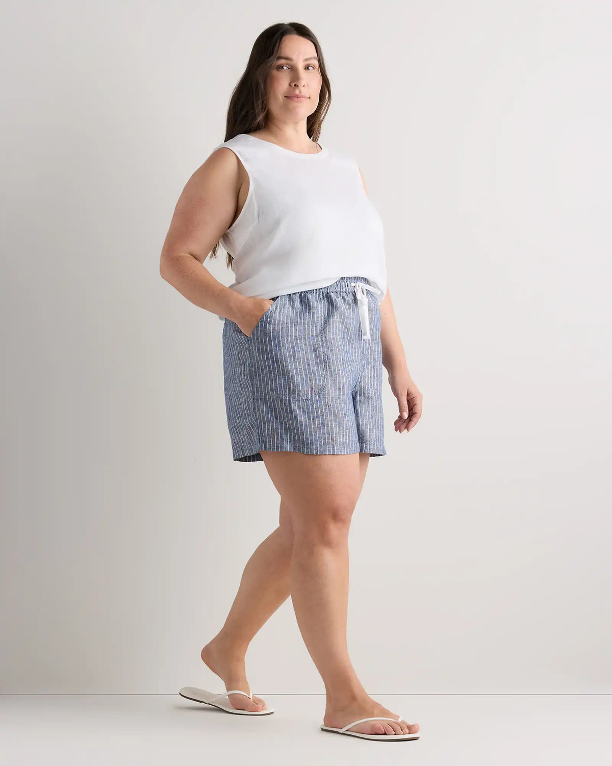 100% European Linen Shorts