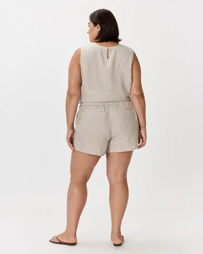 100% European Linen Shorts