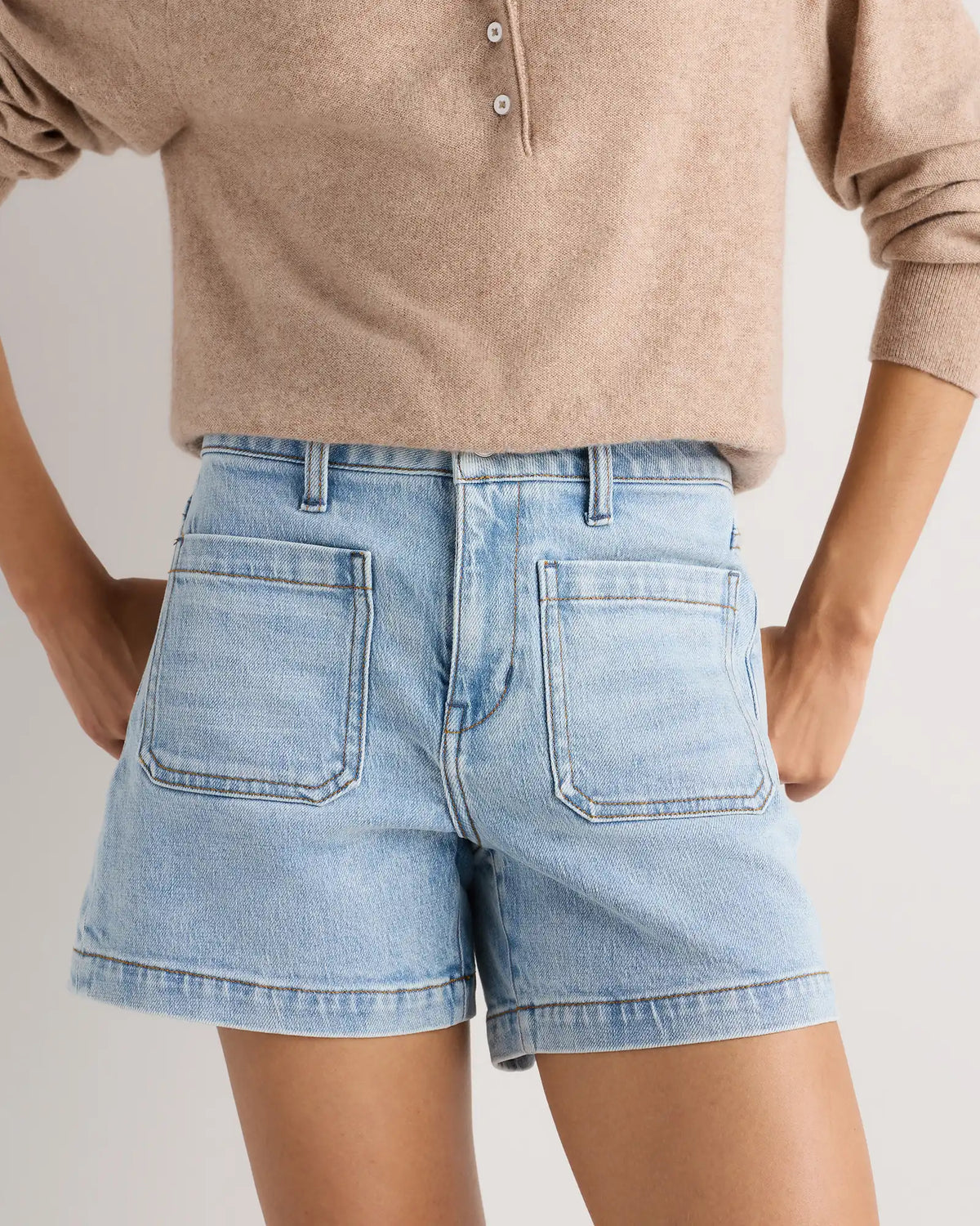 Bella Stretch Patch Pocket Shorts