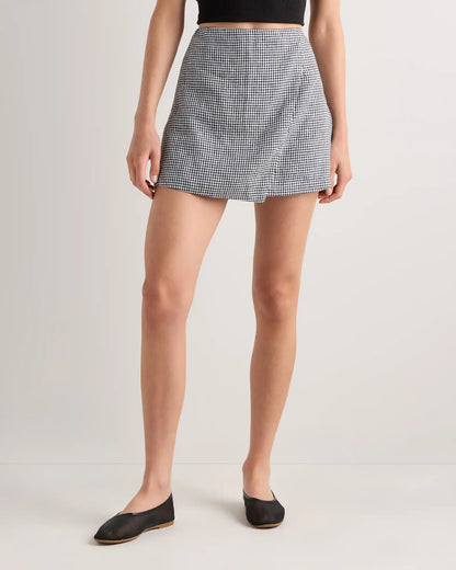 100% European Linen Skort