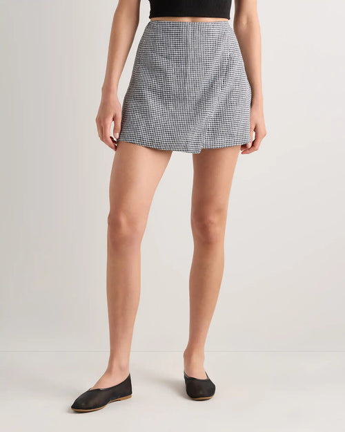 100% European Linen Skort
