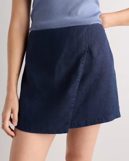 100% European Linen Skort