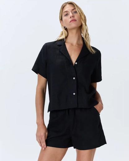 100% European Linen Shorts