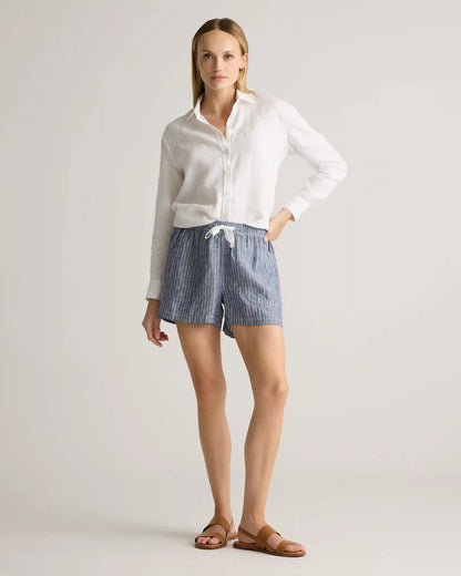 100% European Linen Shorts