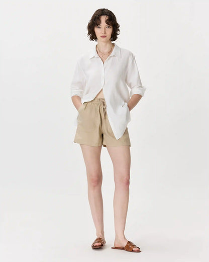 100% European Linen Shorts