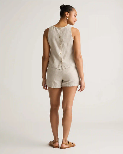 100% European Linen Shorts