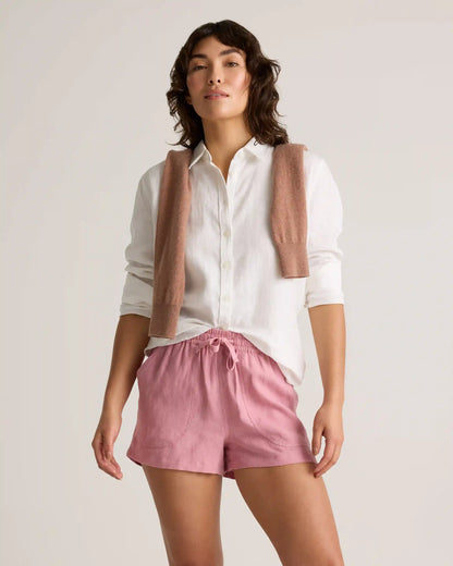100% European Linen Shorts