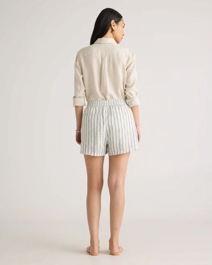 100% European Linen Shorts
