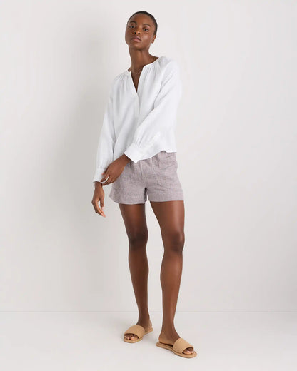 100% European Linen Shorts