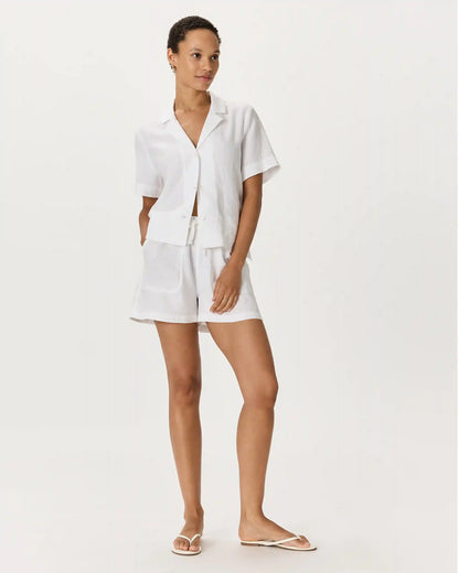 100% European Linen Shorts