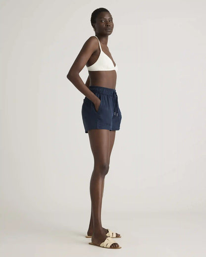 Vintage Wash Tencel Utility Shorts