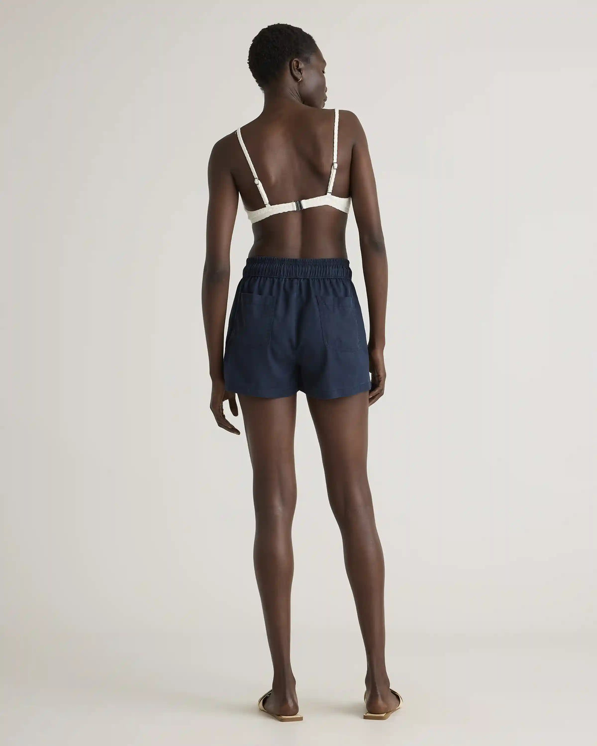 Vintage Wash Tencel Utility Shorts