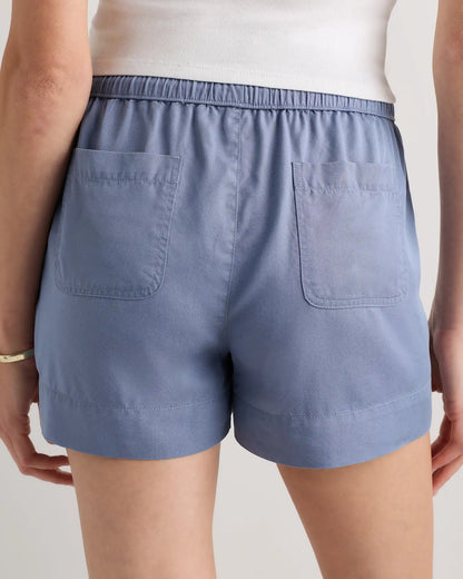 Vintage Wash Tencel Utility Shorts