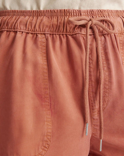 Vintage Wash Tencel Utility Shorts
