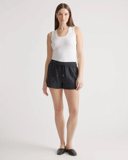 Vintage Wash Tencel Utility Shorts