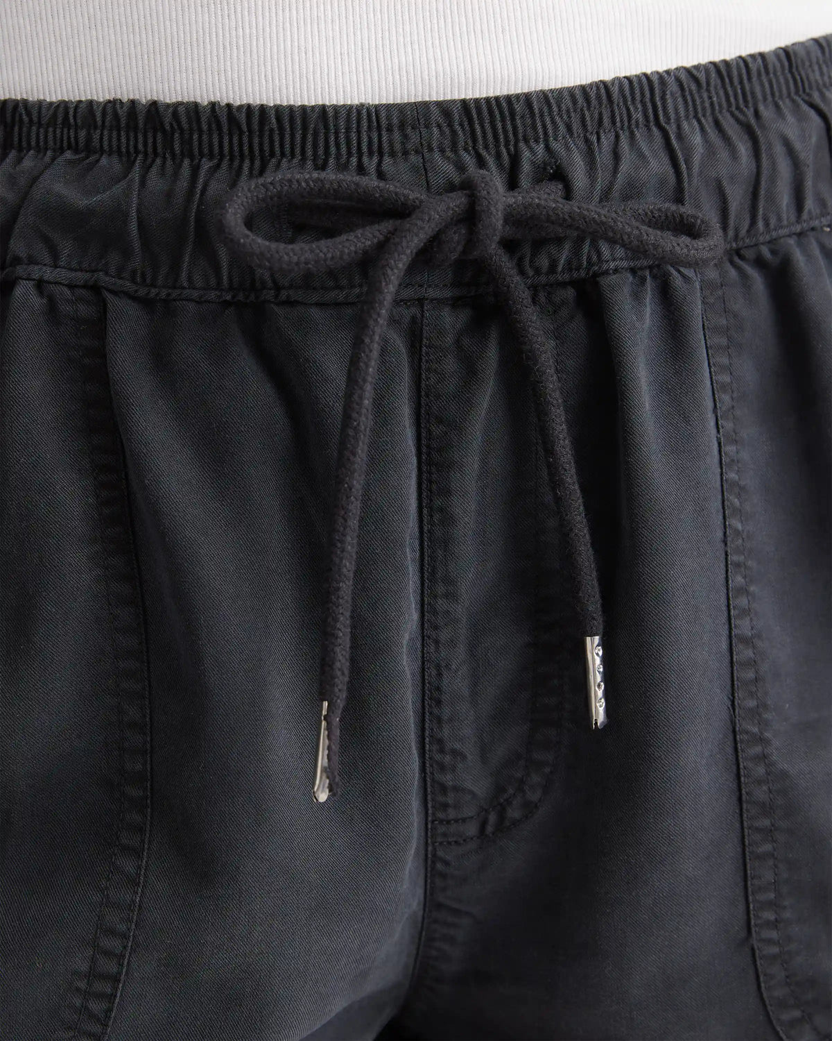 Vintage Wash Tencel Utility Shorts