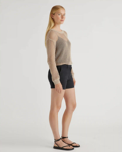 Organic Stretch Cotton Chino Shorts