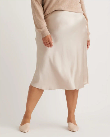 100% Washable Silk Skirt