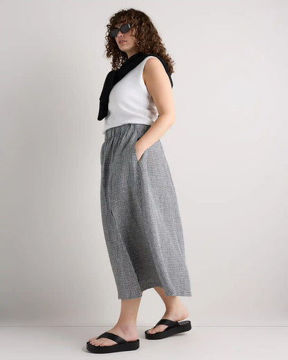 100% European Linen Maxi Skirt