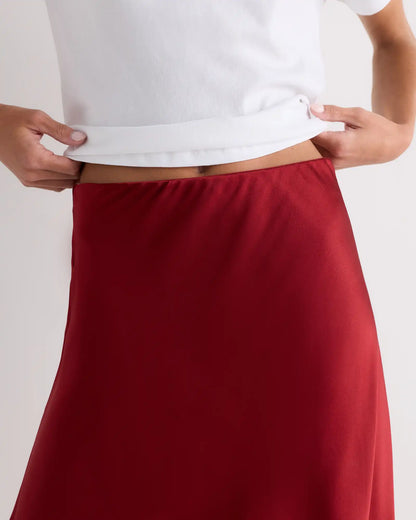 100% Washable Silk Mini Skirt
