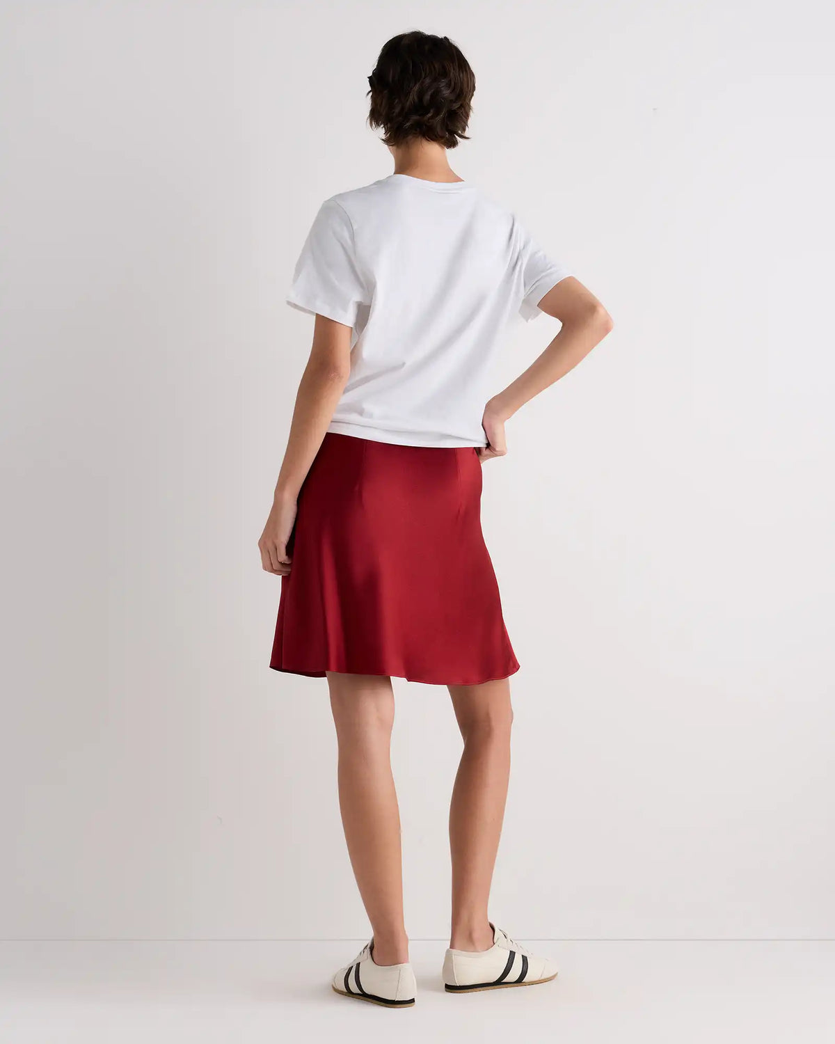 100% Washable Silk Mini Skirt