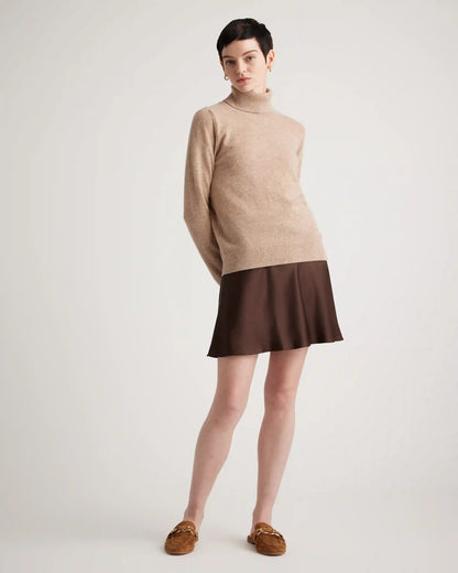 100% Washable Silk Mini Skirt