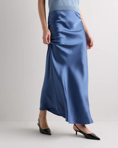 100% Washable Silk Maxi Skirt