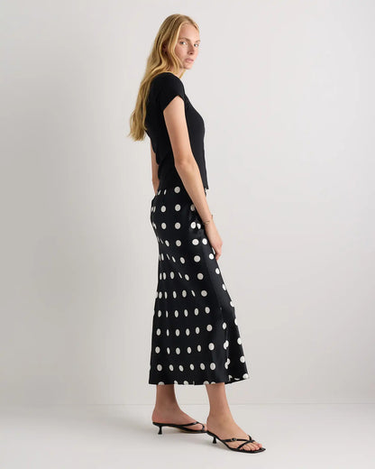 100% Washable Silk Maxi Skirt